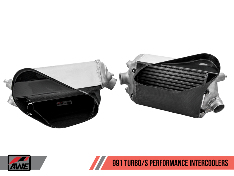 AWE Tuning Porsche 991 (991.2) Turbo/Turbo S Performance Intercooler Kit - 4510-11050