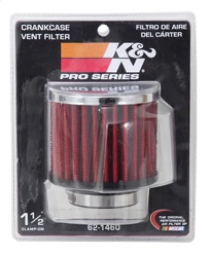 K&N 1.5in Flange ID x 3in OD x 2.5in H - 62-1460