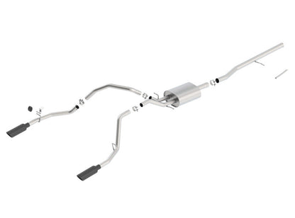 Borla 14 Sierra 1500 C/B S-Type Exh/2.75in Into Dual 2.25in - 140536BC