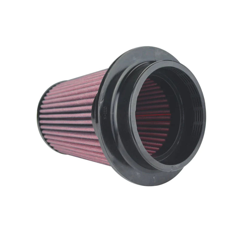 Injen 8-Layer Oiled Cotton Gauze Air Filter 4.0in ID/ 6.0in - X-1112-BR