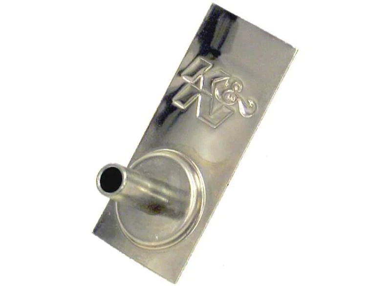 K&N Air Filter Vent Kit - Marine - Aluminum 3/8in - 85-1337