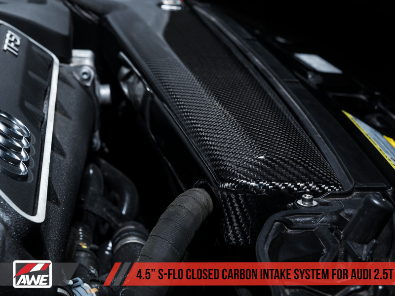 AWE Tuning Audi RS3 / TT RS 4.5in S-FLO Carbon - 2660-15044-C-Dub Tech