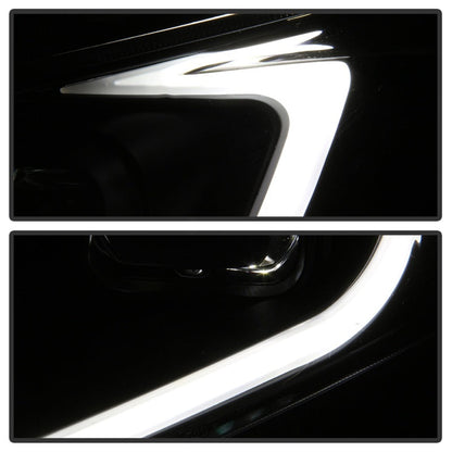 xTune 09-14 Acura Projector Headlights - Light Bar DRL - - 9042218