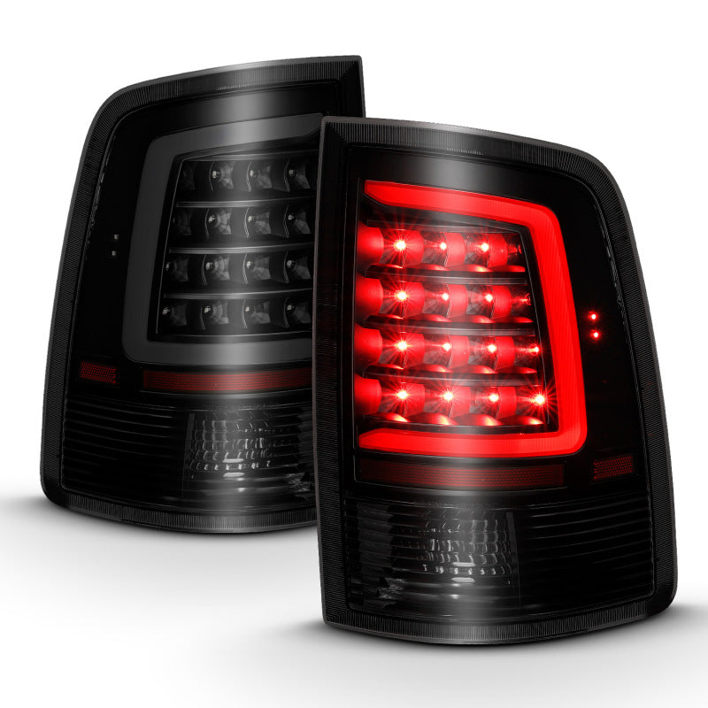 ANZO 2009-2018 Dodge Ram 1500 LED Taillight Plank Style Black - 311319-C-Dub Tech