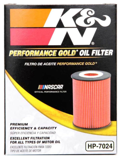 K&N Performance Oil Filter for 07-15 Mini Cooper L4-1.6L - HP-7024