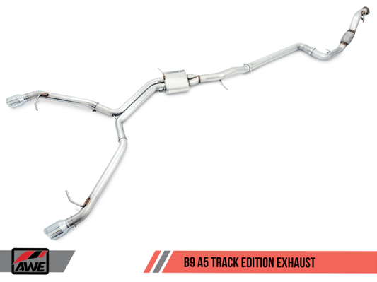 AWE Tuning Audi B9 A5 Track Edition Exhaust Dual Outlet - 3020-33034-C-Dub Tech