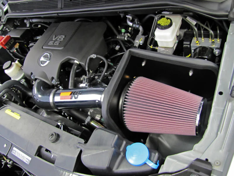 K&N 04-07 Nissan V8-5.6L High Flow Performance Kit - 77-6012KP