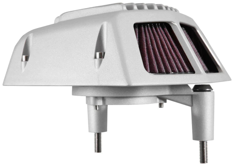 K&N Street Metal Intake System 01-16 Harley Davidson Shaker Silver - RK-3950S