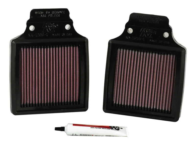 K&N 00-06 Kawasaki ZX12R Ninja Replacement Air Filter (2 Per - KA-1299-1