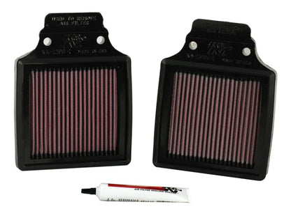 K&N 00-06 Kawasaki ZX12R Ninja Replacement Air Filter (2 Per - KA-1299-1