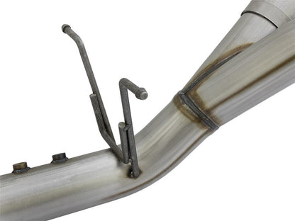 aFe LARGE BORE-HD 4in 409-SS DPF-Back Exhaust w/Dual Black Tips - 49-44086-B-C-Dub Tech