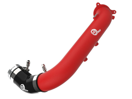 aFe BladeRunner Red 2-3/4in Aluminum Charge Pipe 2021 Toyota Supra - 46-20488-R