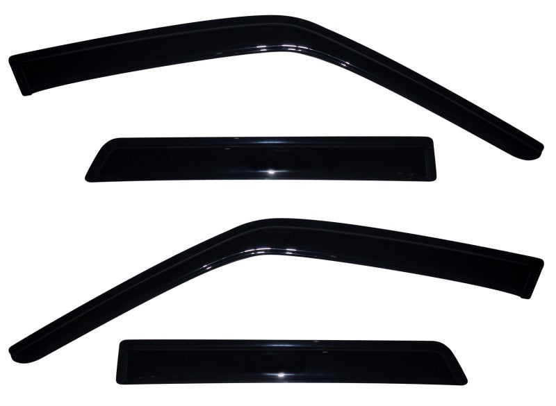 AVS 10-18 Nissan Juke Ventvisor Outside Mount Window Deflectors 4pc - 94378-C-Dub Tech