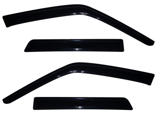 AVS 10-18 Nissan Juke Ventvisor Outside Mount Window Deflectors 4pc - 94378-C-Dub Tech