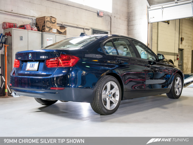 AWE Tuning BMW F30 320i Touring Exhaust w/Performance Mid Pipe - 3015-22042-C-Dub Tech