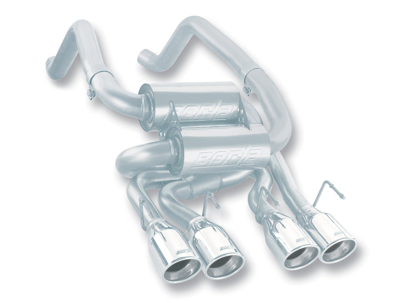 Borla 05-08 Corvette Convertible/Coupe 6.0L/6.2L 8cyl SS S-Type Exhaust (REAR - 11744-C-Dub Tech