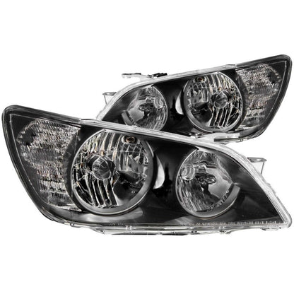 ANZO 2001-2005 Lexus Is300 Crystal Headlights Black - 121210-C-Dub Tech