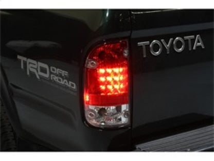 Spyder Toyota Tacoma 95-00 LED Tail Lights Red Clear ALT-YD-TT95-LED-RC - 5008022