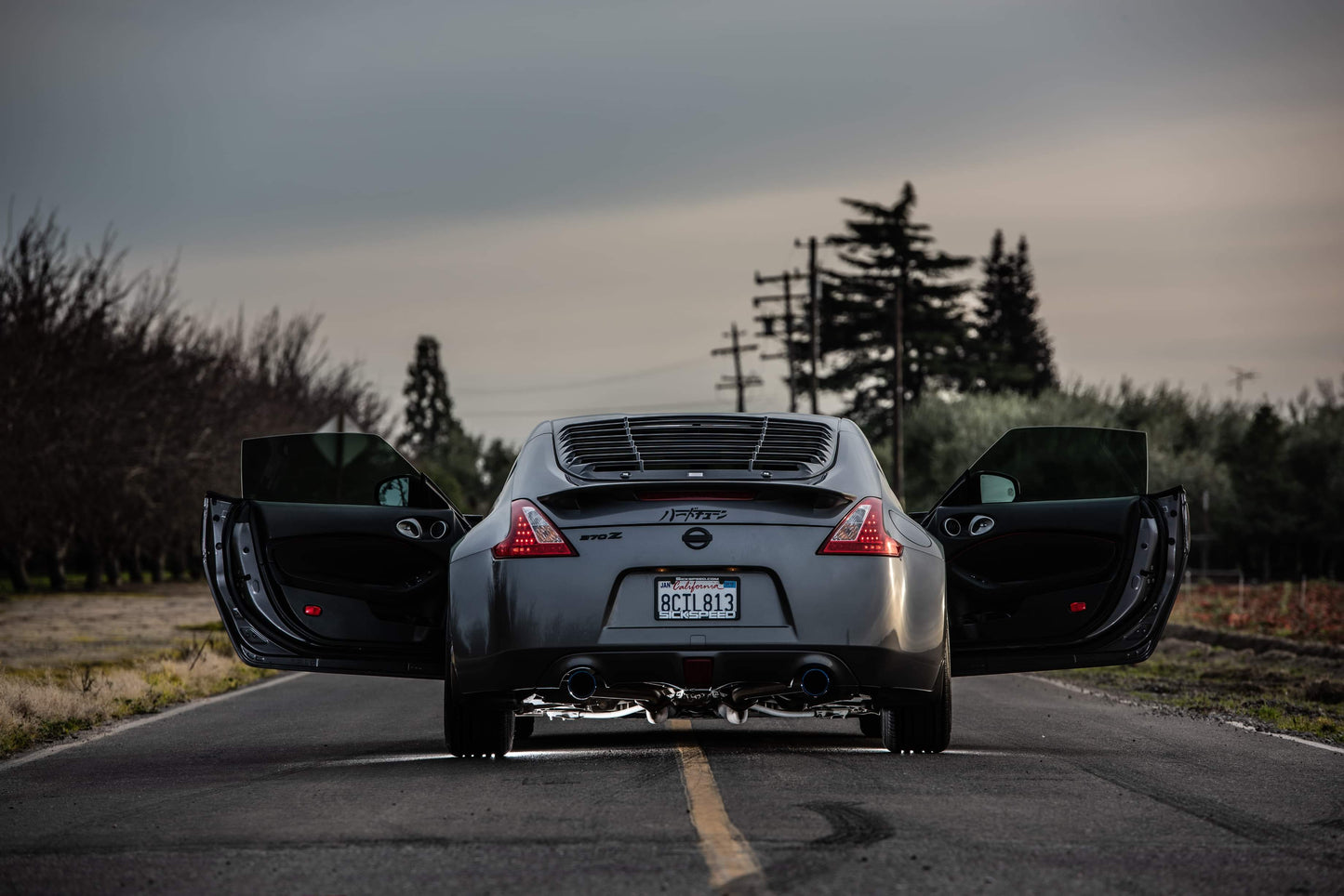 REAR WINDOW LOUVER BODY KIT SHADE VENT COVER SPOILER LIP 370Z FENDER BODYKIT