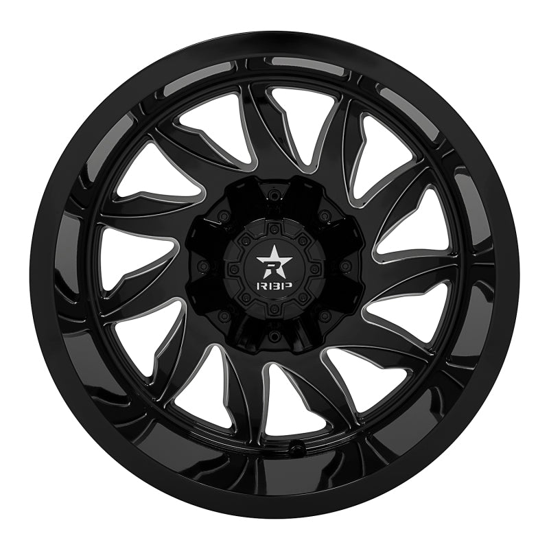 RBP 74R SILENCER GLOSS BLK MACHINED GROOVES
