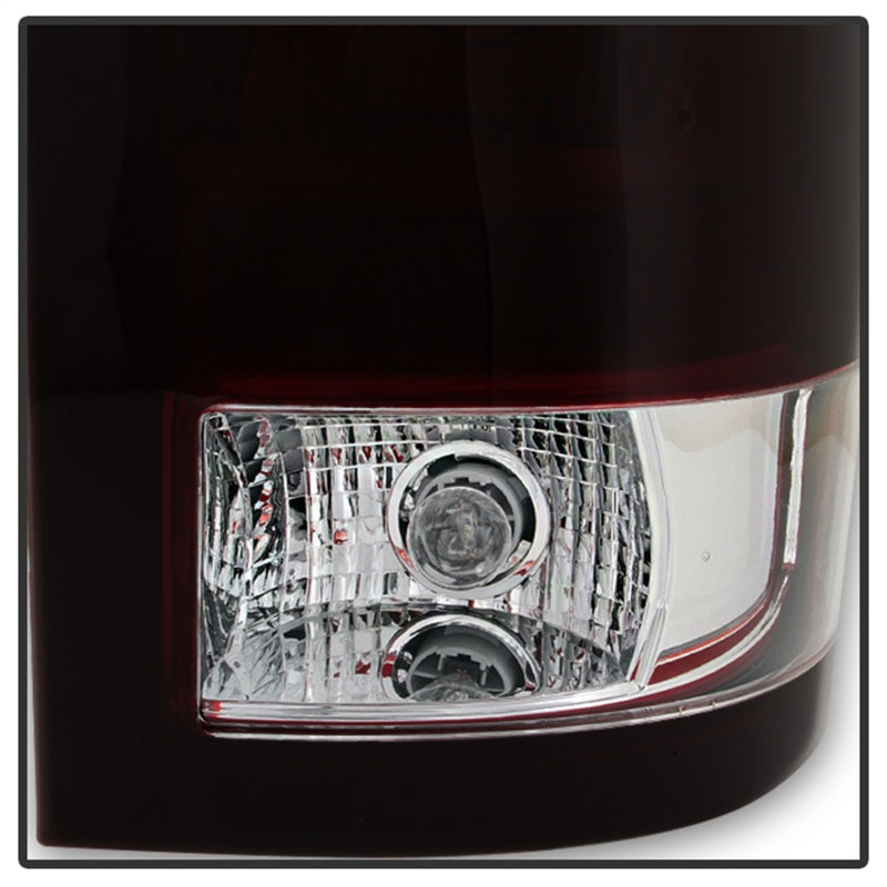 Xtune GMC Sierra 2007-2013 OEM Style Tail Light Red Smoked - 9032011