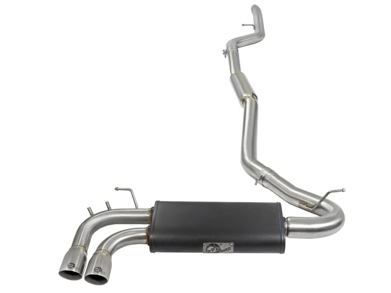 aFe MACHForce XP Exhausts Cat-Back SS-304 w/ Polished Tips 12-16 - 49-36329-P