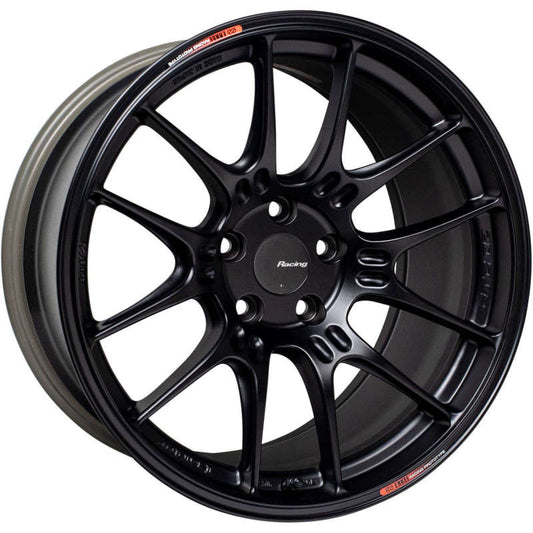 Enkei GTC02 18x9.5 5x112 22mm Offset 66.5mm Bore Matte Black - 534-895-4422BK