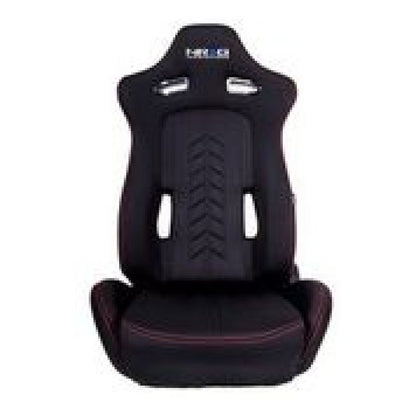 NRG Sport Seats (Pair) Cloth w/NRG Logo & NRG Arrow - RSC-800L/R