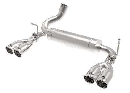 aFe Vulcan Series 2.5in 304 SS Axle-Back Exhaust Polished 07-18 - 49-38086-P