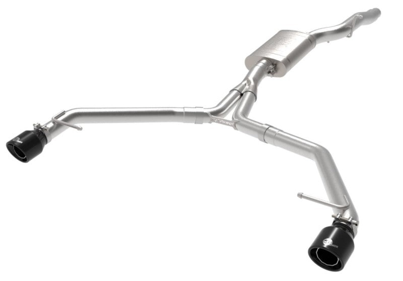 afe MACH Force-Xp 13-16 Audi Allroad L4 SS Axle-Back Exhaust - 49-36437-B