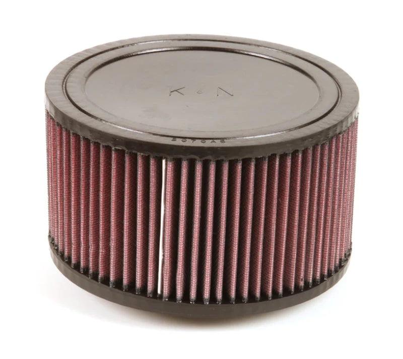 K&N Universal Rubber Filter - Round Straight 3in Flange ID - RA-0990