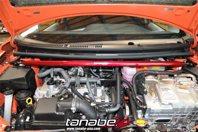 Tanabe Sustec Front Strut Tower Bar 12 Toyota Prius C - TTB168F