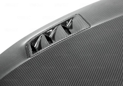 Seibon 06-07 Honda Civic 4 Door MGII-Style Carbon Fiber Hood - HD0607HDCV4D-MGII