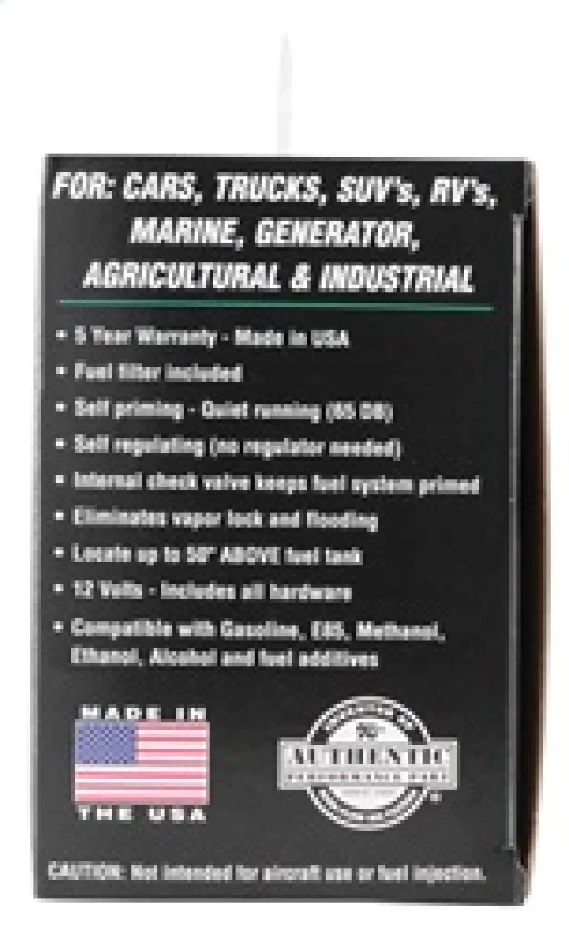 K&N Performance Electric Fuel Pump 9-11.5 PSI Diesel - 81-0403
