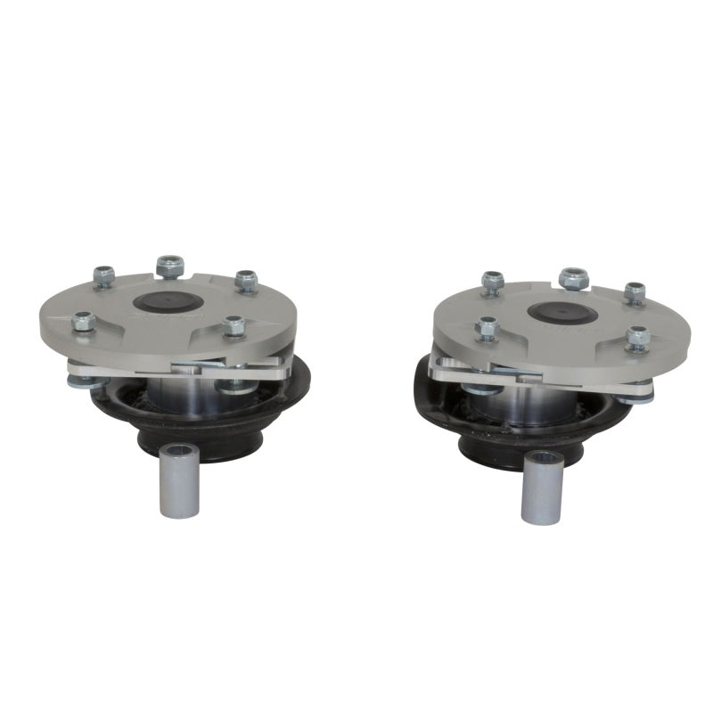 BBK 05-14 Mustang Caster Camber Plate Kit - Silver Anodized - 2551-C-Dub Tech