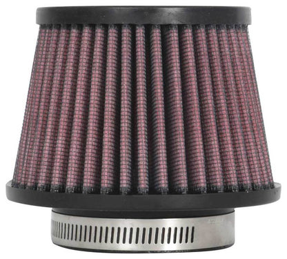 K&N Universal Clamp-On Air Filter 2-1/2in FLG / 4-1/2in B - RU-8100