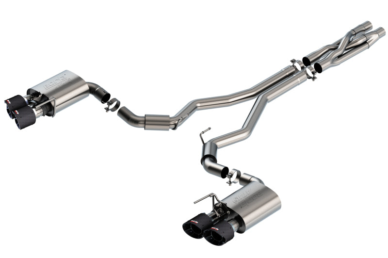 Borla 2020 Ford GT500 5.2L AT 3in ATAK CatBack Exhaust - 140837CF