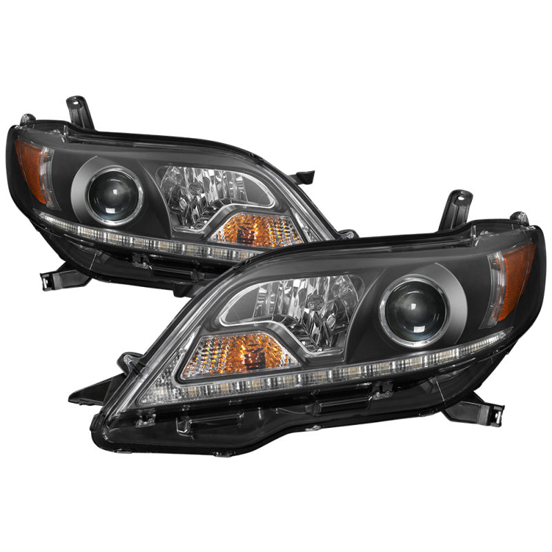 Spyder Toyota Sienna 2011-2014  Projector Headlights - DRL LED - - 5083982