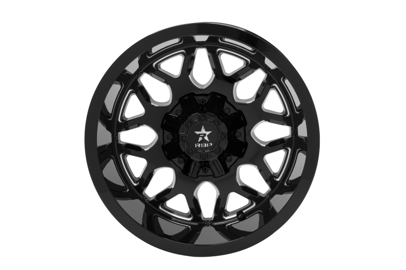 RBP 73R ATOMIC GLOSS BLK MACHINED GROOVES