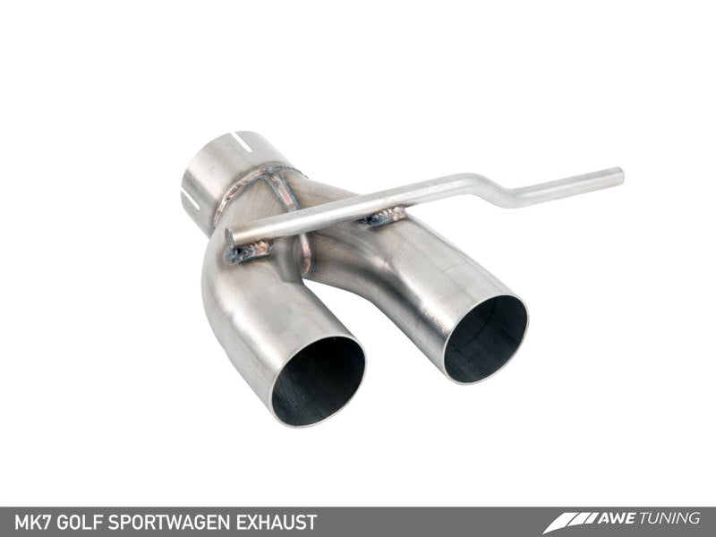 AWE Tuning VW MK7 Golf SportWagen Track Edition Exhaust w/Diamond - 3020-23020-C-Dub Tech