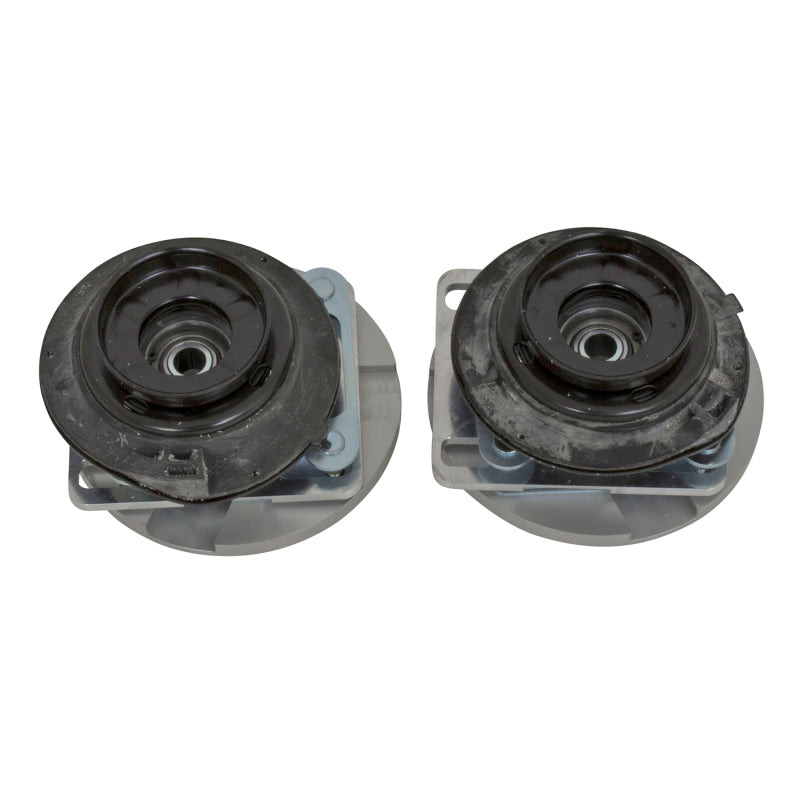 BBK 05-14 Mustang Caster Camber Plate Kit - Silver Anodized - 2551-C-Dub Tech