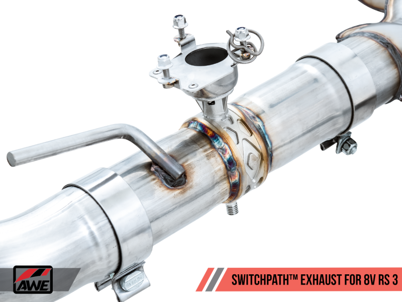 AWE Tuning 17-19 Audi RS3 8V SwitchPath Exhaust w/Diamond Black - 3025-33034-C-Dub Tech