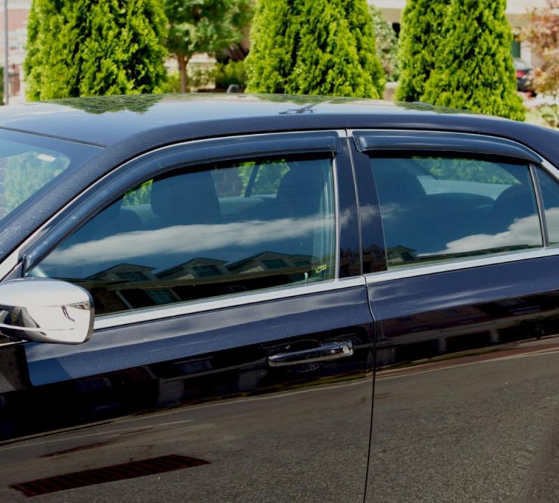 AVS 11-18 Volkswagen Jetta Ventvisor Outside Mount Window Deflectors 4pc - 94985-C-Dub Tech