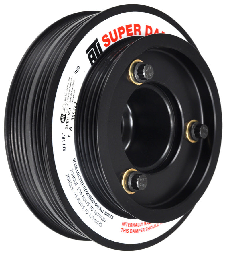 ATI Damper - 5.67in - Alum - (3) 4 Grv - ATI918476-C-Dub Tech