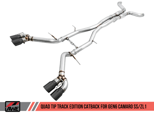 AWE Tuning 16-19 Chevy Camaro SS Non-Res Cat-Back Exhaust - - 3020-43074-C-Dub Tech