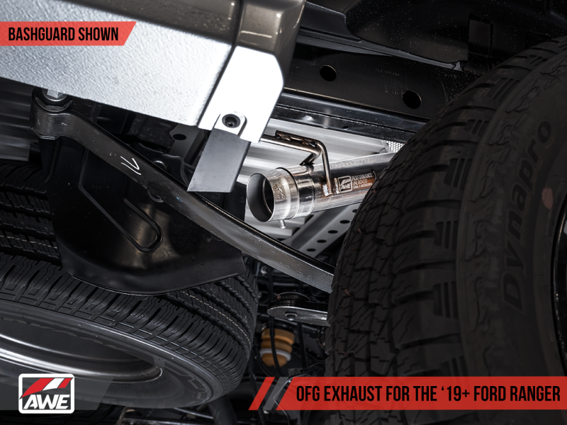 AWE Tuning 2019+ Ford Ranger 0FG Performance Exhaust System w/Chrome - 3015-22072-C-Dub Tech