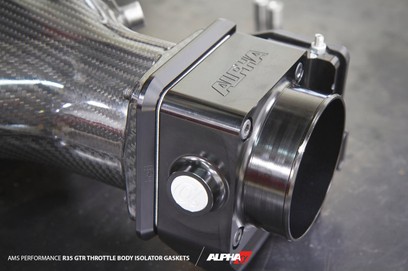 AMS Performance 2009+ Nissan GT-R Throttle Body Isolators - ALP.07.08.0006-5-C-Dub Tech