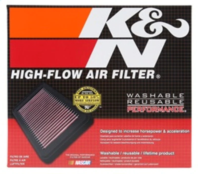 K&N 16-18 Hyundai Ioniq/Niro L4-1.6L F/I Drop In Air Filter - 33-3077