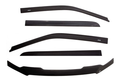 AVS 09-14 Ford F-150 Supercrew (Excl. Raptor) Ventvisor & Aeroskin - 56010001-C-Dub Tech