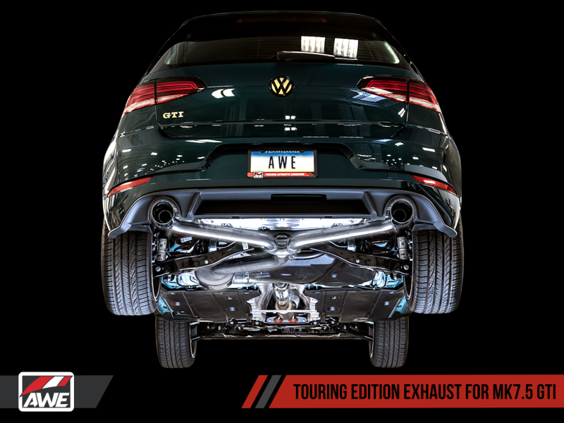 AWE Tuning Volkswagen GTI MK7.5 2.0T Touring Edition Exhaust w/Chrome - 3015-32096-C-Dub Tech